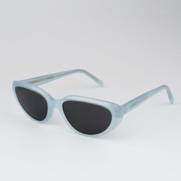 NEW Celine CL40220U 84A THIN Light Blue Grey Cat Eye Women Sunglasses CL 40220U - Picture 5 of 11